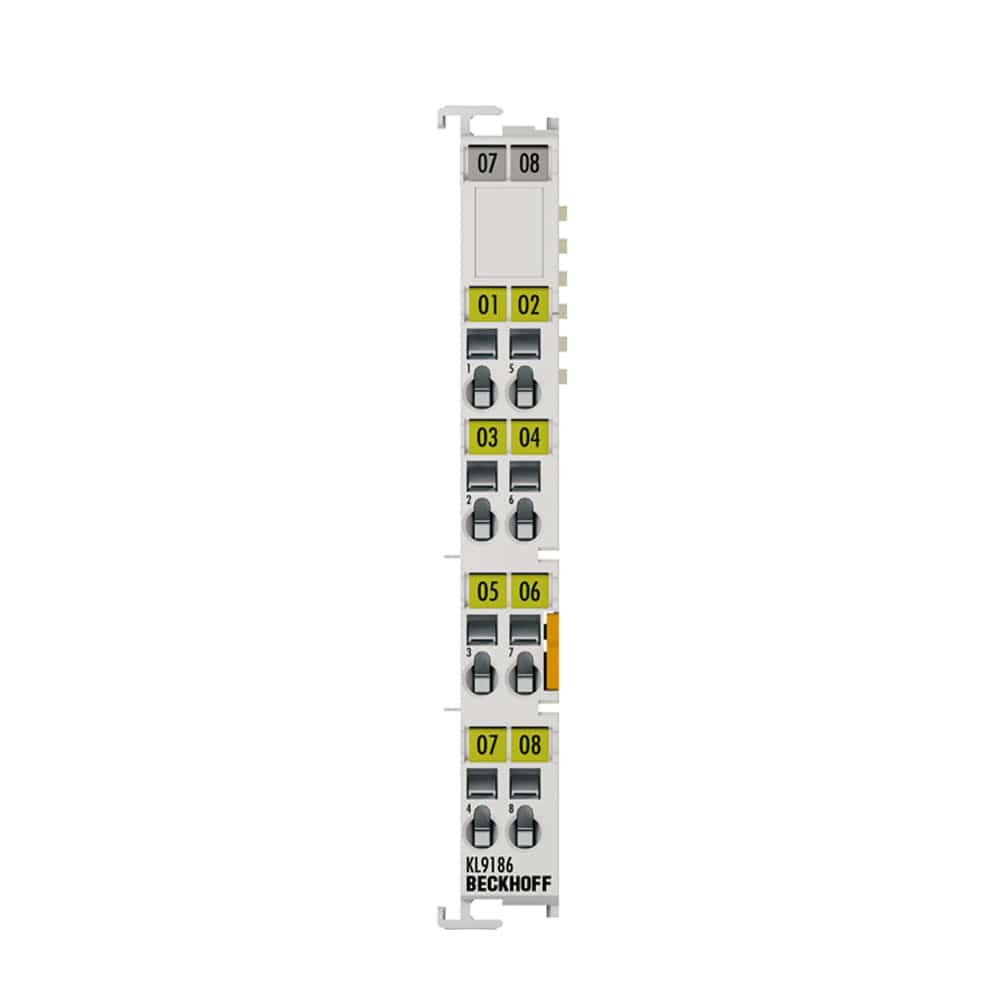 Beckhoff KL9186 24VDC 8 Channel Potential Distribution Terminal Module PLC Programmable Logic Controller