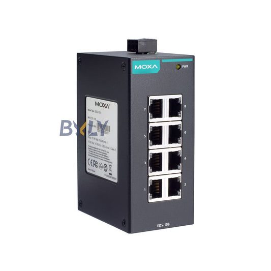Moxa EDS-108 Unmanaged Ethernet Switch Module with 8 10/100BaseT(X) Ports
