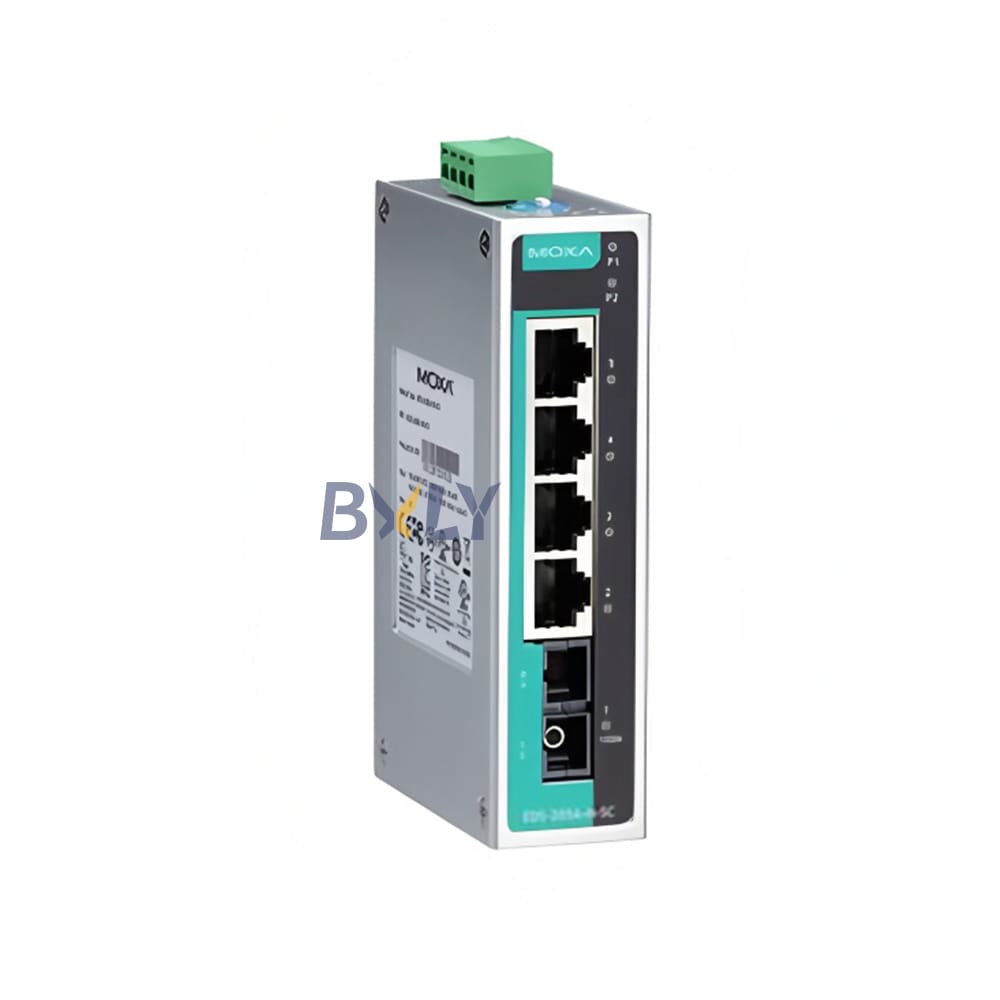 Moxa EDS-205A-S-SC-T Unmanaged Ethernet Switch Module with 4 10/100BaseT(X) Ports