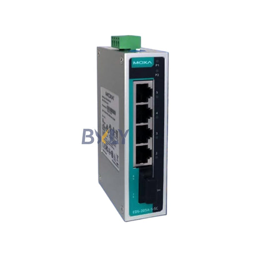 Moxa EDS-205A-S-SC Unmanaged Ethernet Switch Module with 4 10/100BaseT(X) Ports