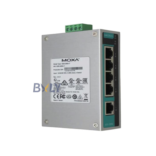 Moxa EDS-205A-T Unmanaged Ethernet Switch Module with 5 10/100BaseT(X) Ports