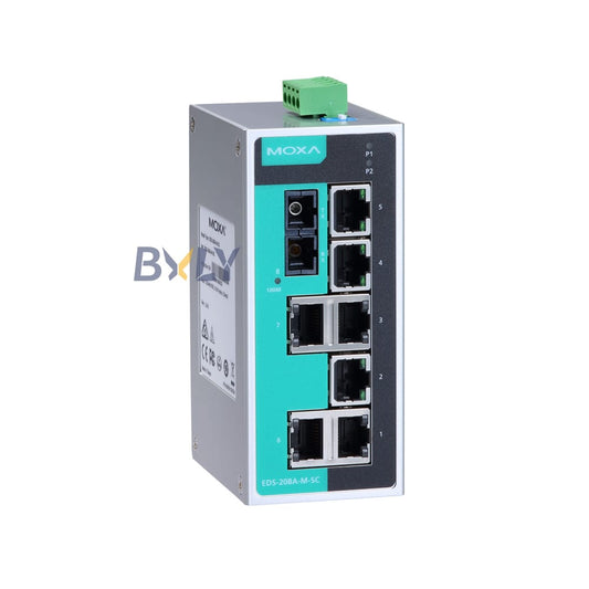 Moxa EDS-208A-M-SC Unmanaged Ethernet Switch Module with 7 10/100BaseT(X) Ports