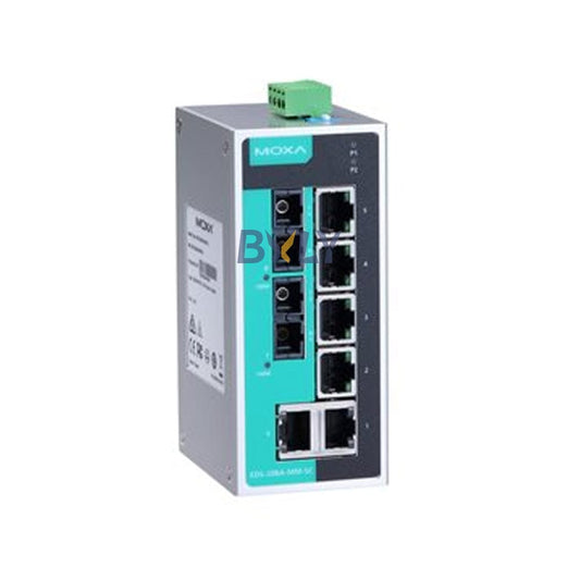 Moxa EDS-208A-MM-SC-T Unmanaged Ethernet Switch Module with 6 10/100BaseT(X) Ports