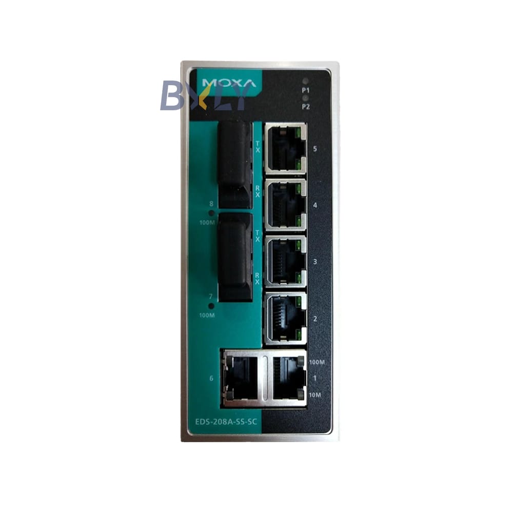 Moxa EDS-208A-SS-SC Unmanaged Ethernet Switch Module with 6 10/100BaseT(X) Ports