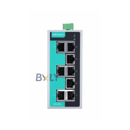 Moxa EDS-208A-T Unmanaged Ethernet Switch Module with 8 10/100BaseT(X) Ports