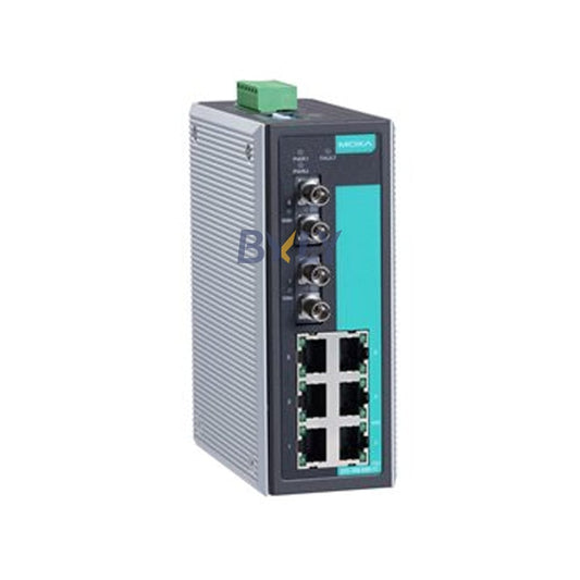 Moxa EDS-308-MM-ST Unmanaged Ethernet Switch Module with 6 10/100BaseT(X) Ports