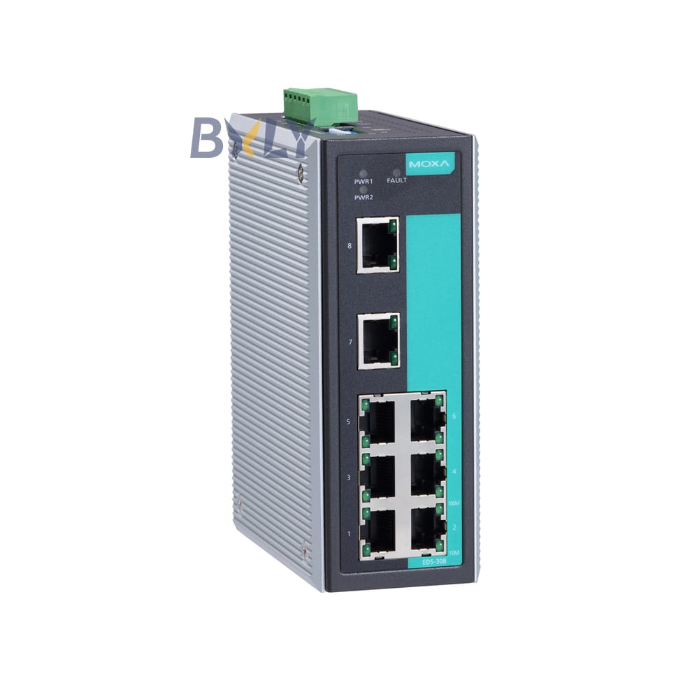 Moxa EDS-308-T Unmanaged Ethernet Switch Module with 8 10/100BaseT(X) Ports