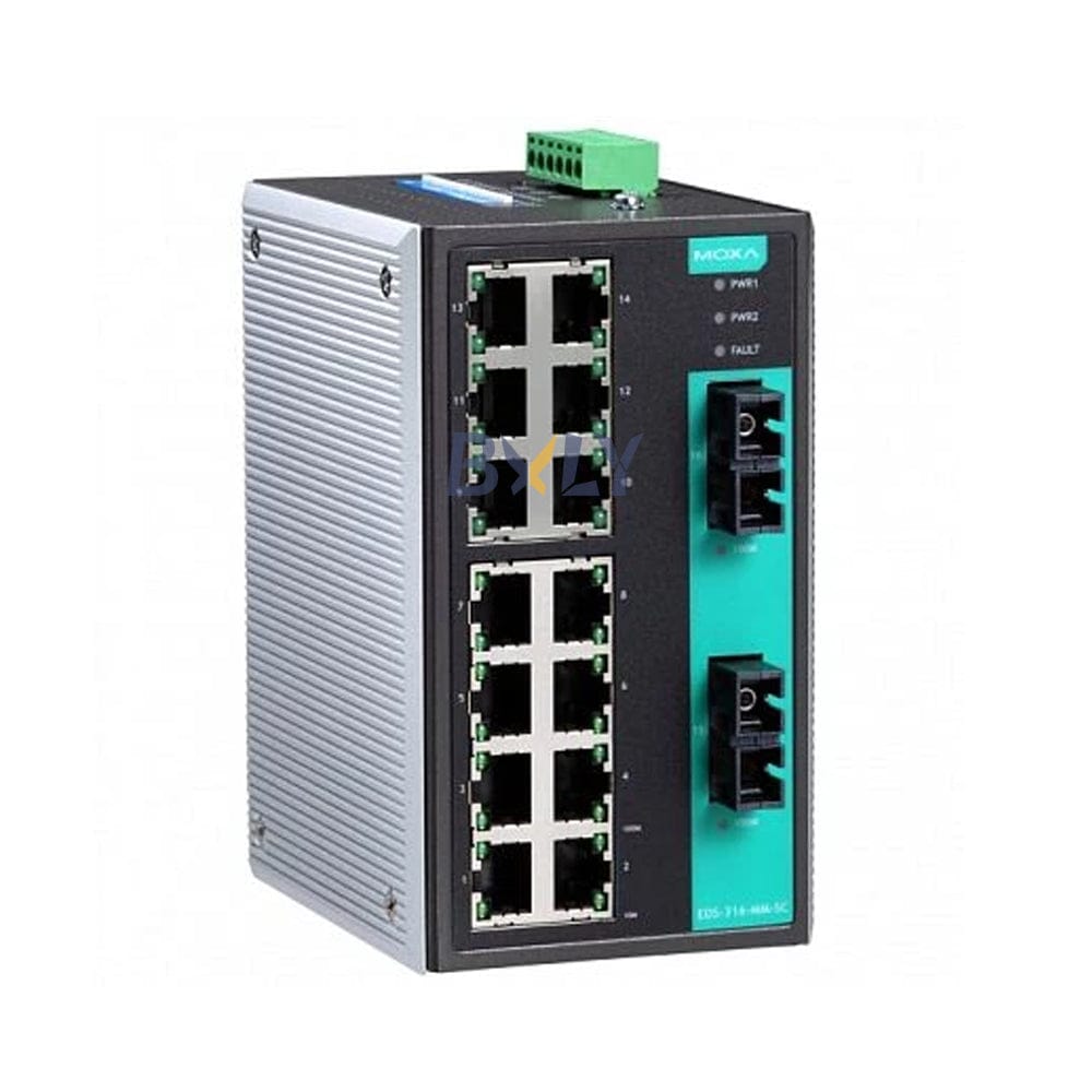 Moxa EDS-316-SS-SC-T Unmanaged Ethernet Switch Module with 14 10/100BaseT(X) Ports