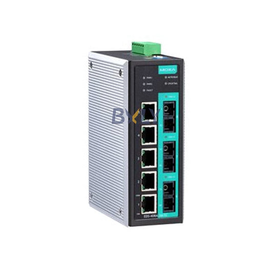 Moxa EDS-408A-3M-SC-T Entry-level Managed Ethernet Switch with 5 10/100BaseT(X) Ports