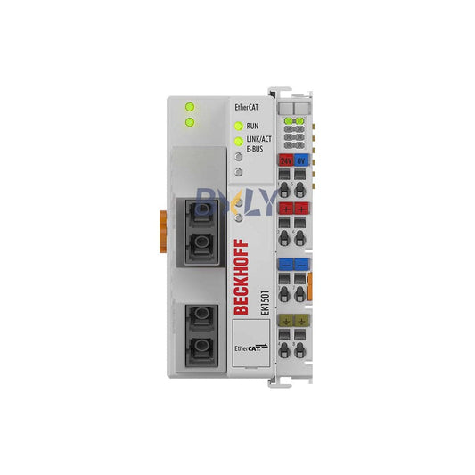 Beckhoff EK1501 EtherCAT Coupler Module with ID Switch, Multi-mode Fiber Optic