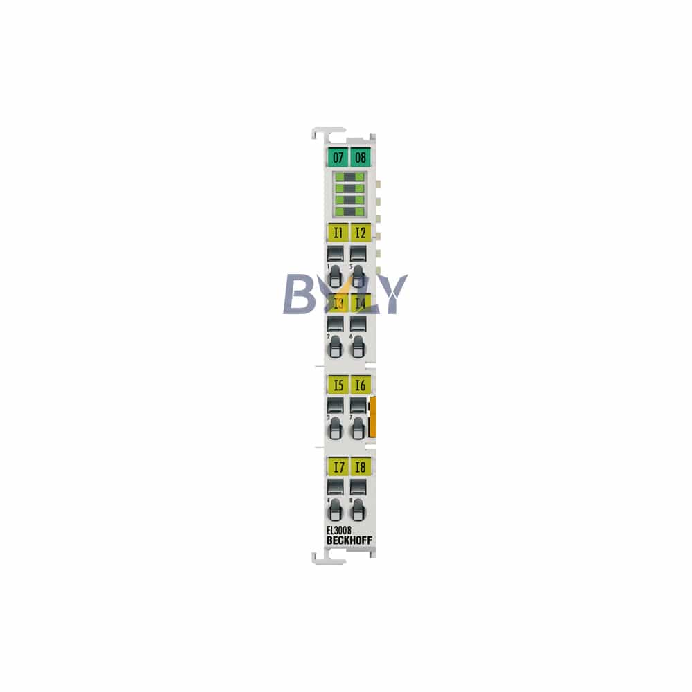 Beckhoff EL3008 EtherCAT Terminal, 8-Channel Analog Input Module