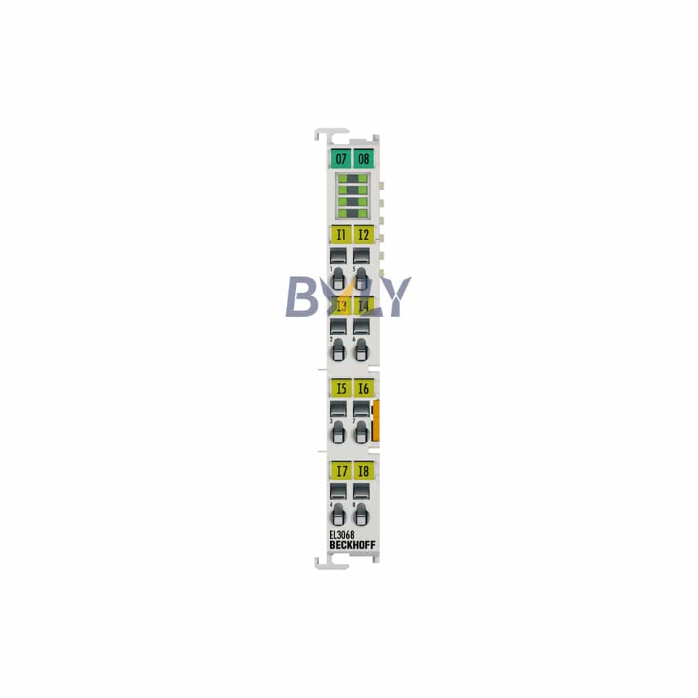 Beckhoff EL3068 EtherCAT Terminal, 8-Channel Analog Input Module