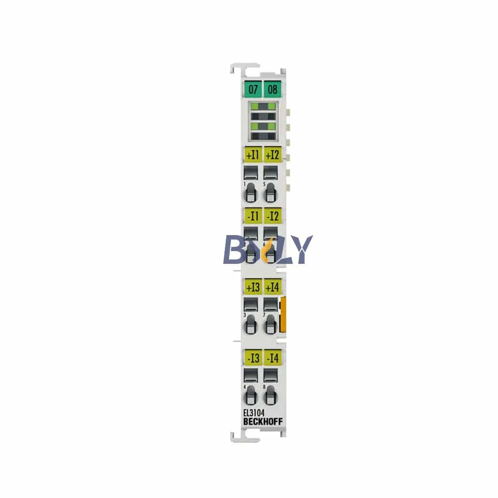 Beckhoff EL3104 EtherCAT Terminal 4 Channel Analog Input Module