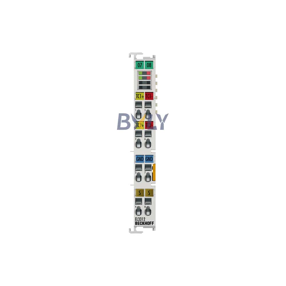 Beckhoff EL3312 EtherCAT Terminal, 2-Channel Analog Input Module