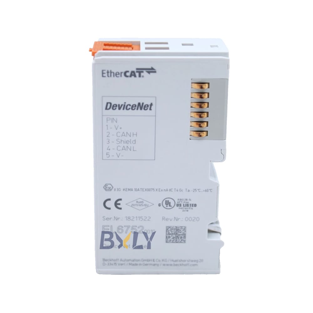 Beckhoff EL6752-0010 EtherCAT Terminal, 1-Channel Communication Interface Module