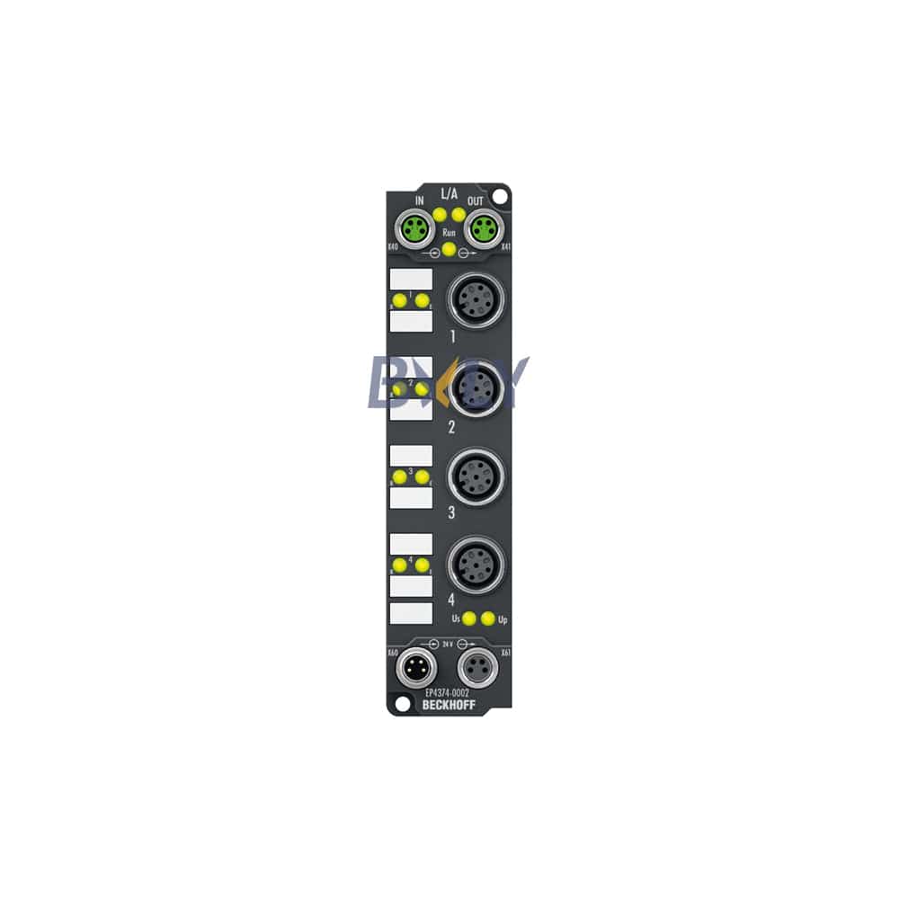 Beckhoff EP4374-0002 EtherCAT Box, 2-Channel Digital Input + 2-Channel Digital Output Module