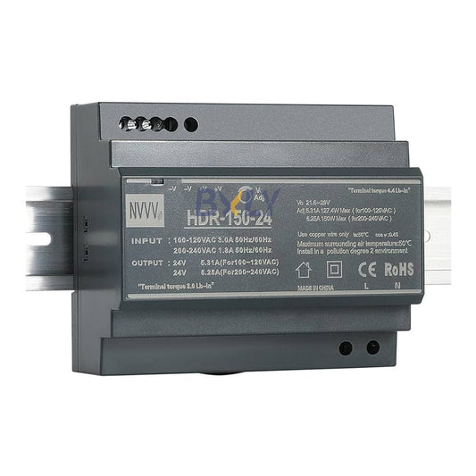 MEAN WELL HDR-150-24 DIN-rail Power Supplies Module