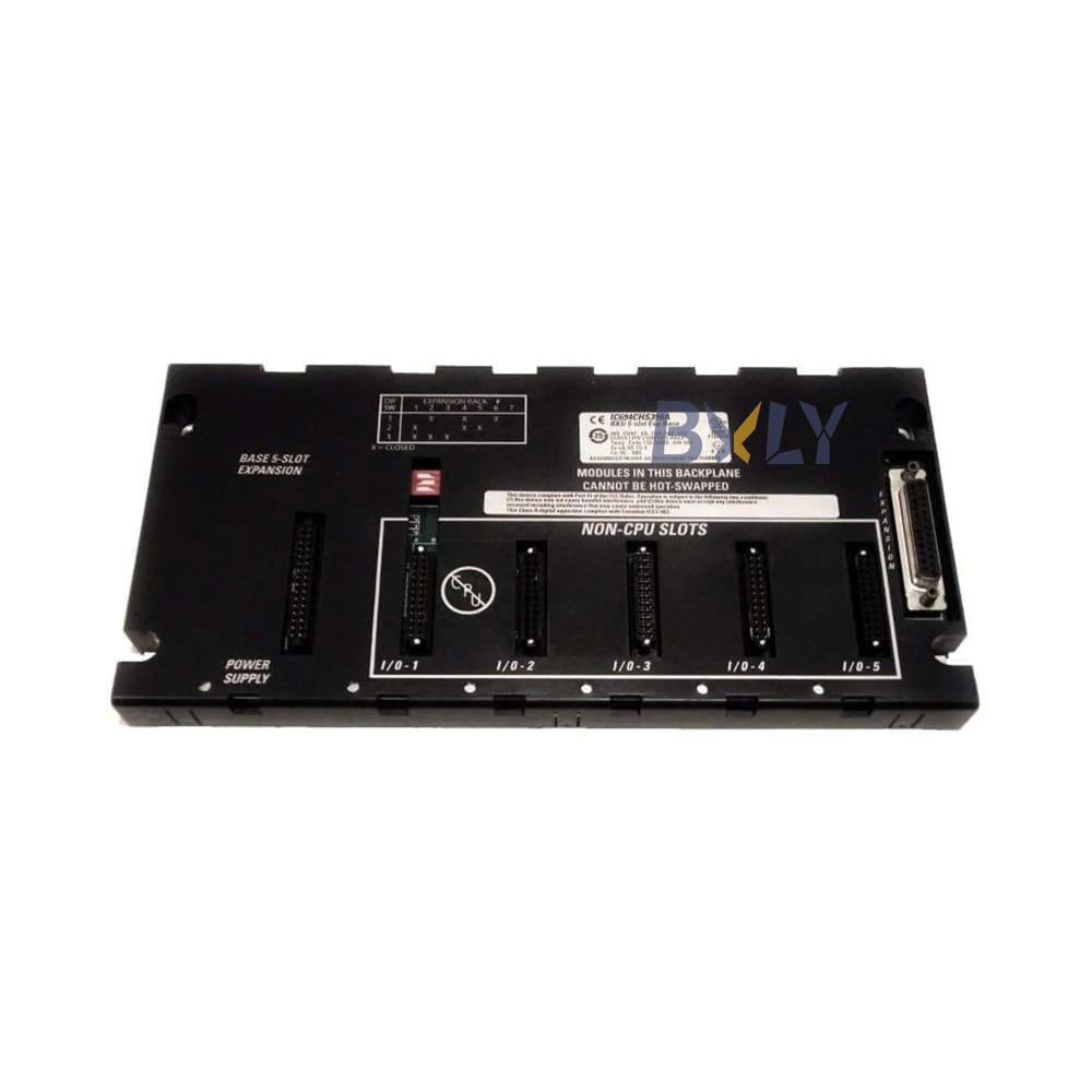 GE Fanuc IC694CHS398 IC694CHS398A RX3i 5-Slot Exp Base