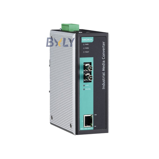 Moxa IMC-101-M-ST Industrial 10/100BaseT(X) to 100BaseFX Media Converter