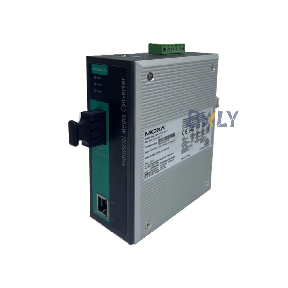 Moxa IMC-101-S-SC-T Industrial 10/100BaseT(X) to 100BaseFX Media Converter Module