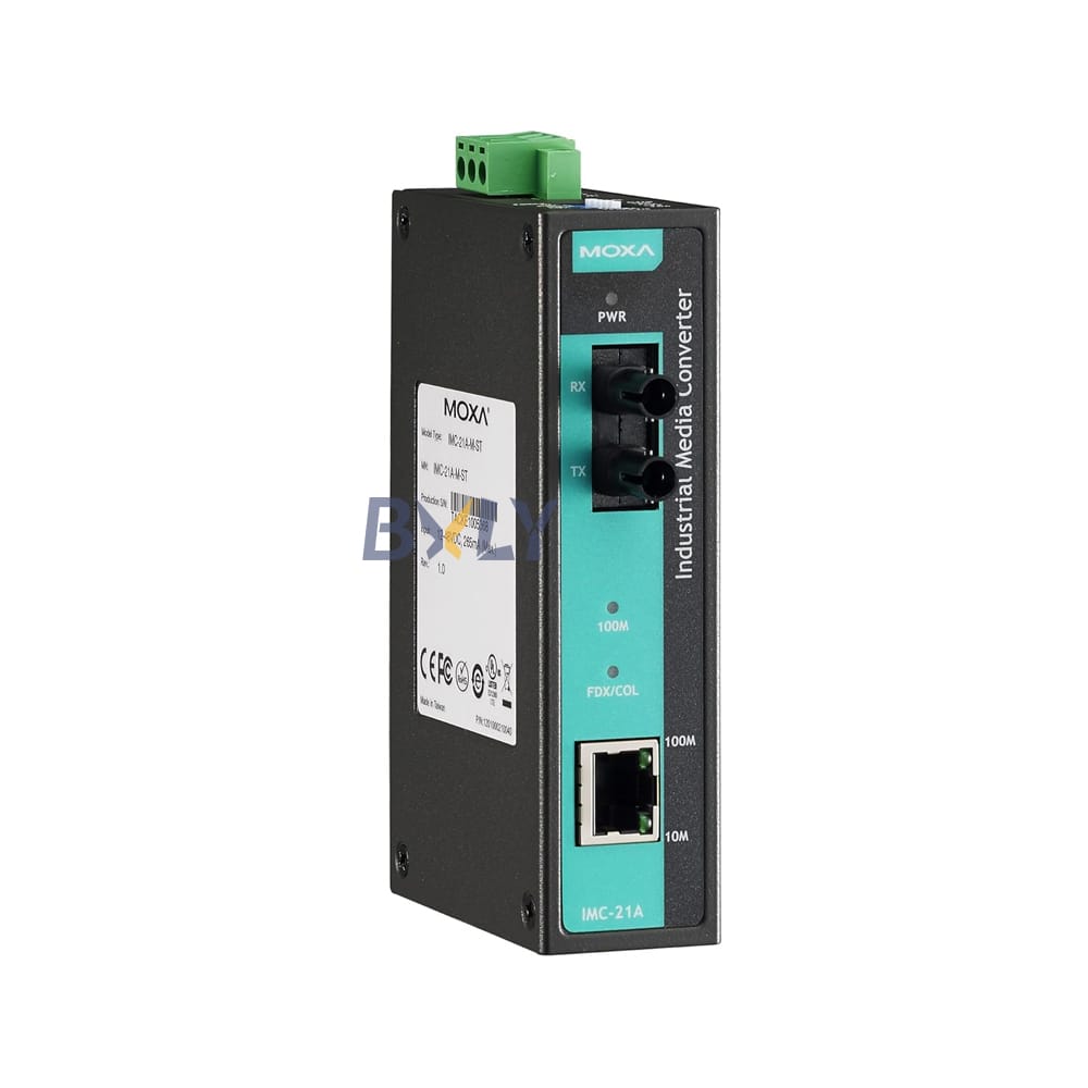 Moxa IMC-21A-M-ST Industrial 10/100BaseT(X) to 100BaseFX Media Converter Module