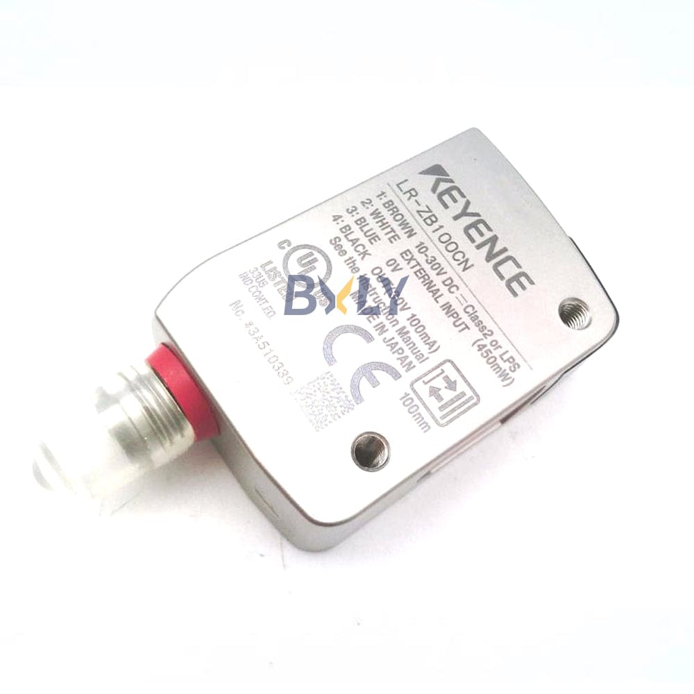 Keyence LR-ZB100CN Rectangular W/ M8 Connector Type 100MM