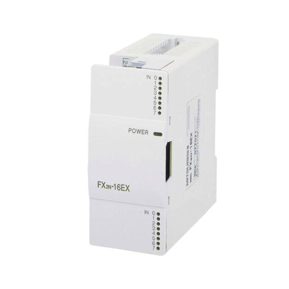 Mitsubishi Melsec-F FX2N Series FX2N-16EX PLC Modular Extension Unit, 16 Inputs 24 VDC, Sink