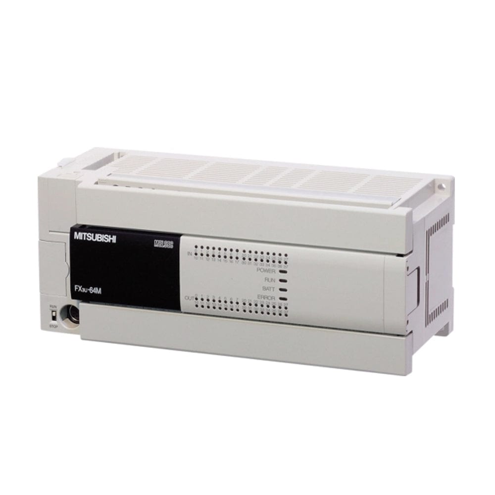 Mitsubishi FX3U-64MR/ES FX3U Base Unit PLC, AC 100-240 V