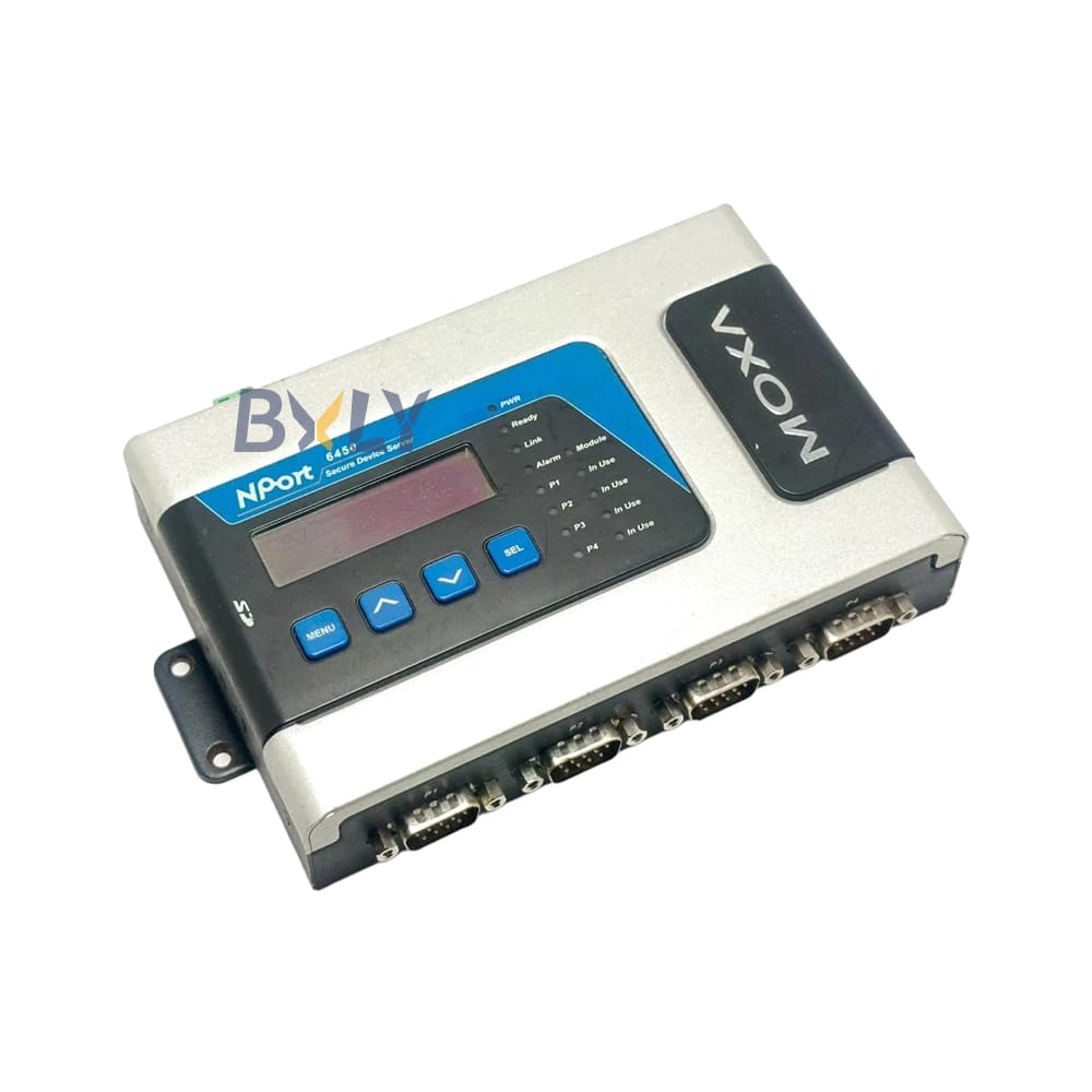 Moxa NPort 6450 4-port RS-232/422/485 to Ethernet Secure Serial Port Server Module
