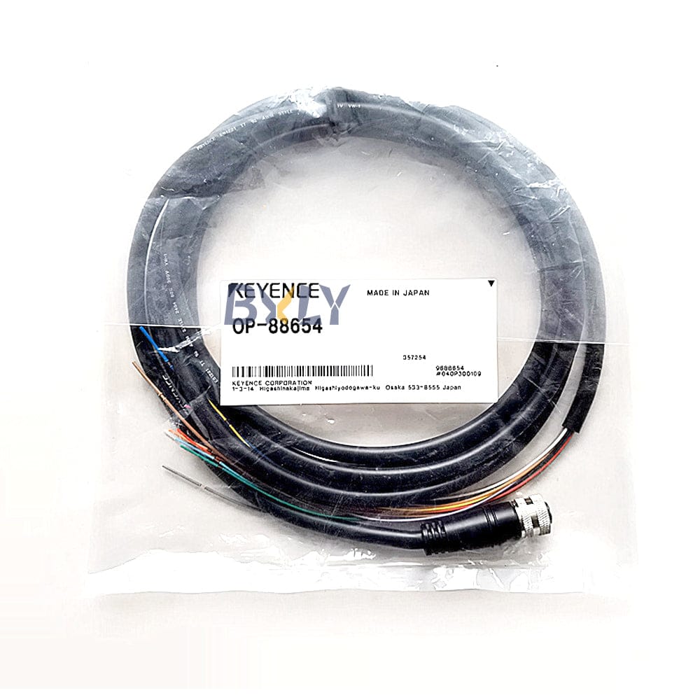 Keyence OP-88654 12-pin Power Supply Cable 2M