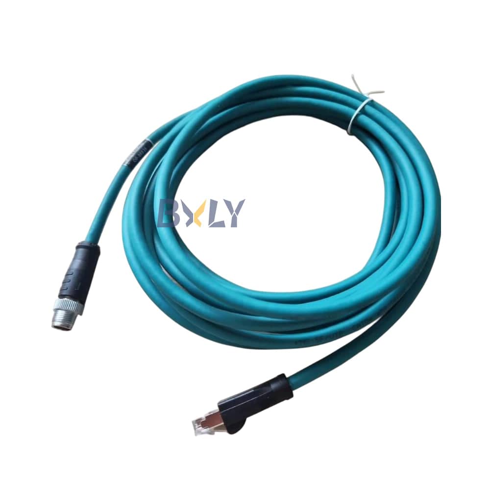 Keyence OP-88666 Ethernet Cable, M12 X-coded 8-pin to RJ-45
