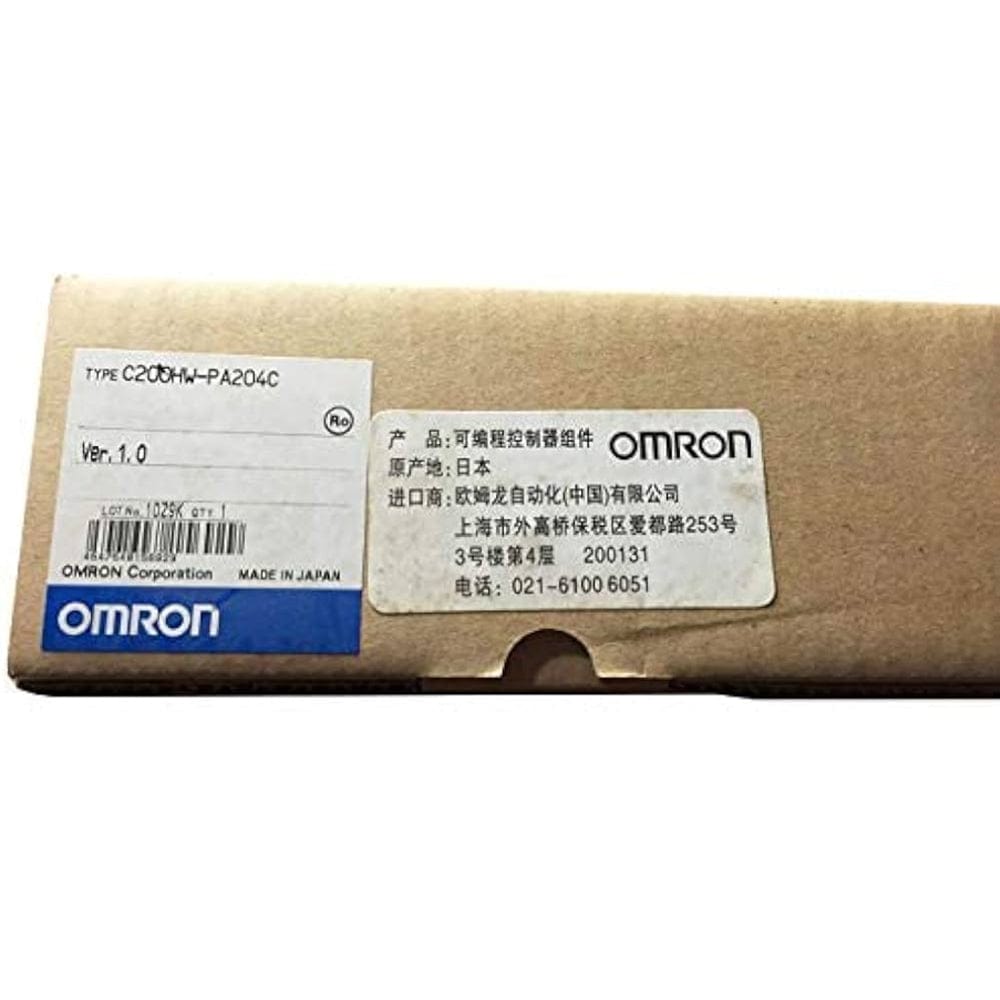 Omron C200HW Series C200HW-PA204C Power Supply Unit PLC Programming Programmable Logic Controller Module