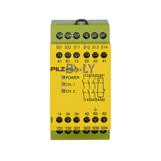 Pilz PNOZ X3 774314 110VAC 24VDC 3n/o 1n/c 1so Relay Module