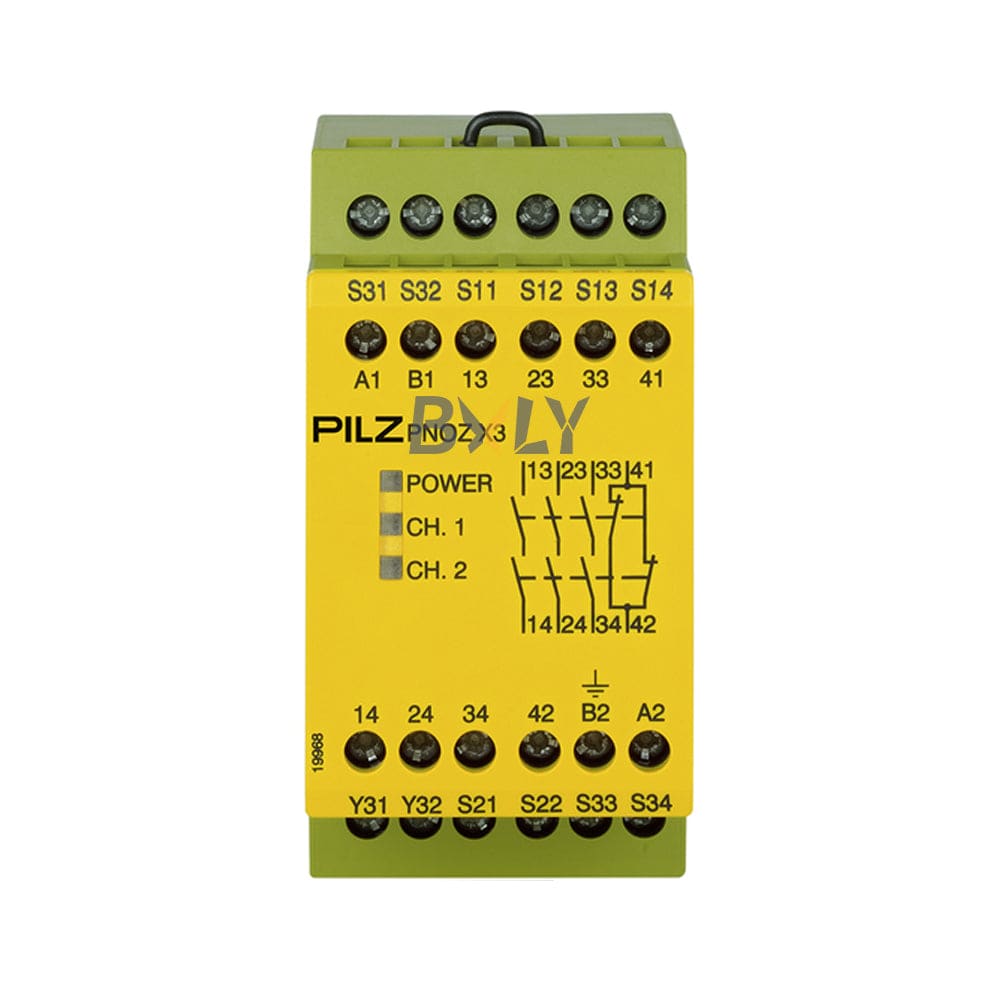 Pilz PNOZ X3 774318 230VAC 24VDC 3n/o 1n/c 1so Safety Relay Module