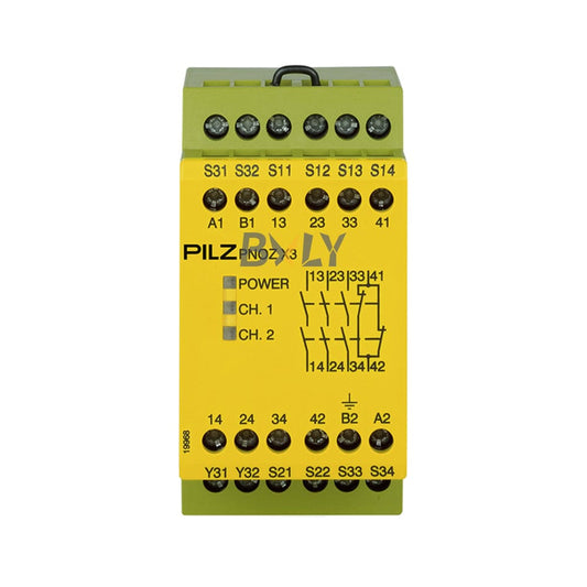 Pilz PNOZ X3 774318 230VAC 24VDC 3n/o 1n/c 1so Safety Relay Module