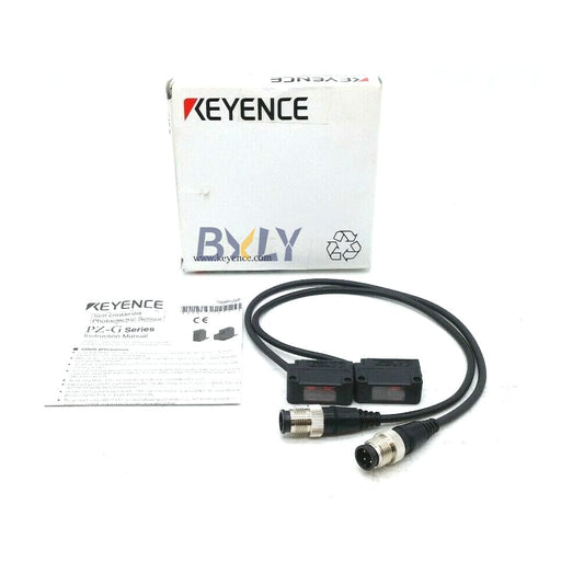 Keyence PZ-G51EP Built-in Amplifier Photoelectric Sensors Square Transmissive M12 Connector Type with Cable, PNP