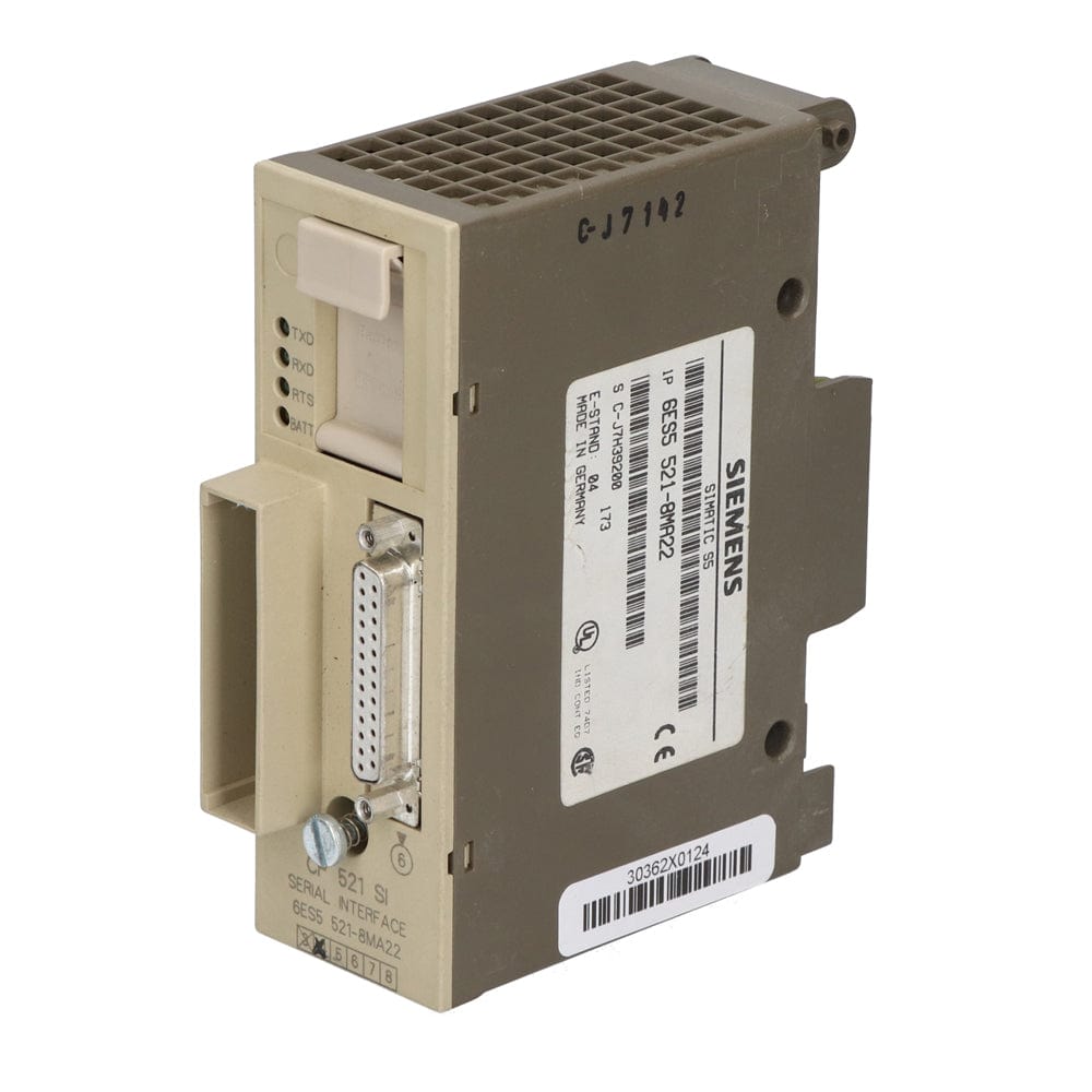 Siemens Simatic S5 CP 521 6ES5521-8MA22 Communications Processor Module for S5-90U/-95U/-100U, ET 200U