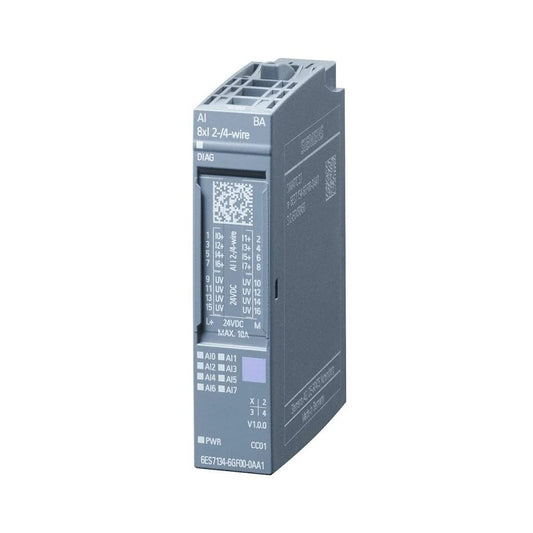 Siemens Simatic ET 200SP 6ES7134-6GF00-0AA1 Analog Input Module PLC, AI 8XI 2-/4-Wire Basic