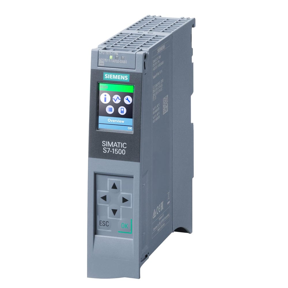 Siemens Simatic S7-1500 Compact CPU 1511-1 PN 6ES7511-1AK02-0AB0 Module PLC Central Processing Unit