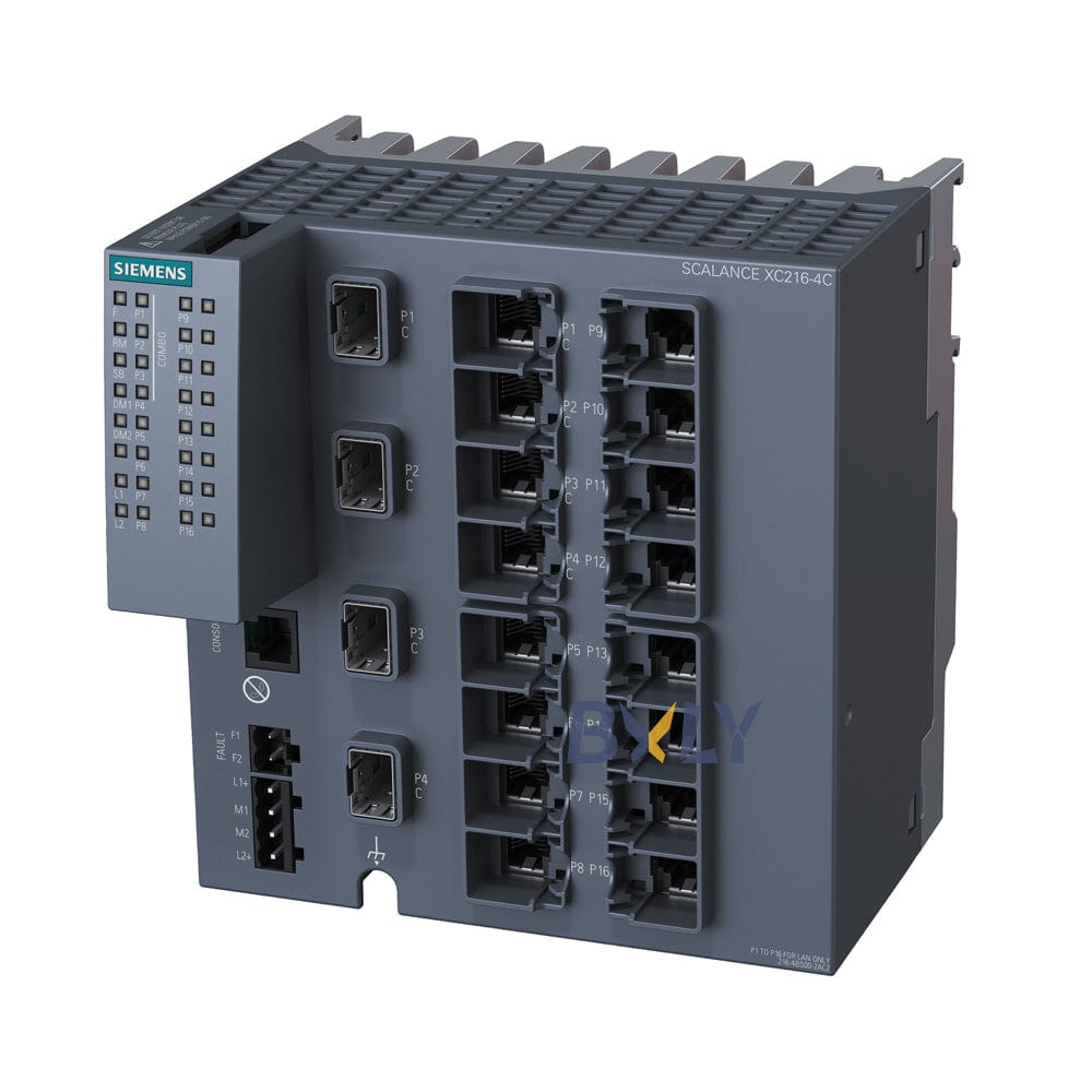 Siemens Scalance XC216-4C 6GK5216-4BS00-2AC2 Manageable Layer 2 IE Switch Module PLC Programmable Logic Controller