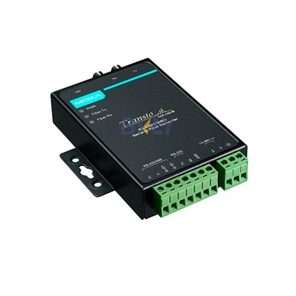 Moxa TCF-142-M-ST RS-232/422/485 to Multi-mode Optical Fiber Media Converter Module with Fiber Ring Support and ST Connector