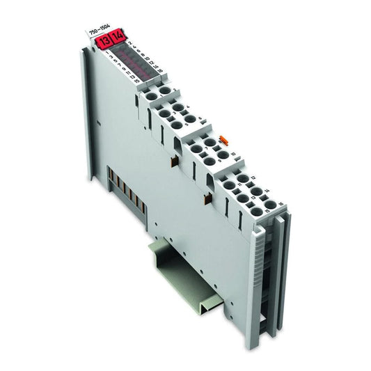 Wago-I/O System Module PLC Terminal Block 750-1504 16-Channel Digital Output Module, 24 VDC 0.5 A